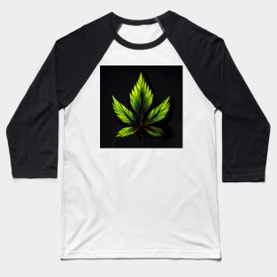 pot leaf hawaiian polkadot pattern Baseball T-Shirt